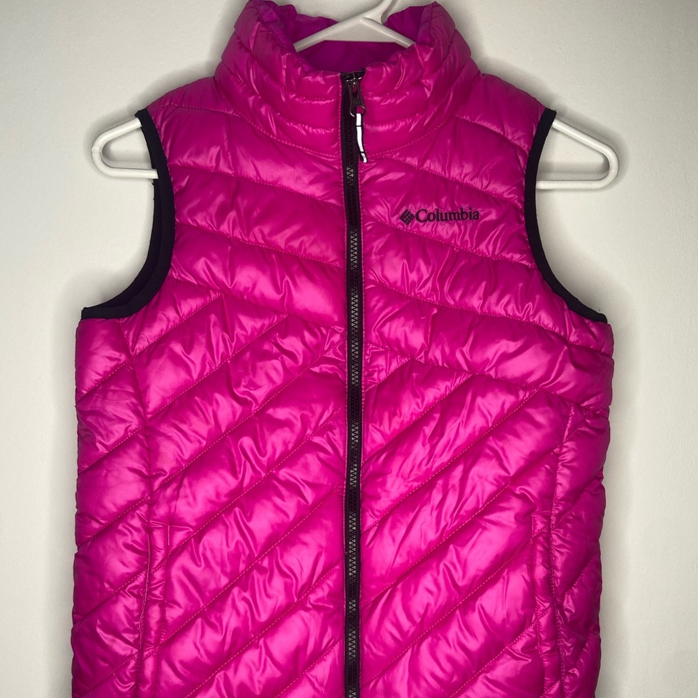 Kids Columbia puffer vest.